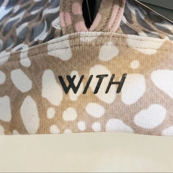 Peloton X WITH Collab NWT Riverstone High Neck Sports Bra XS - Picture 7 of 12